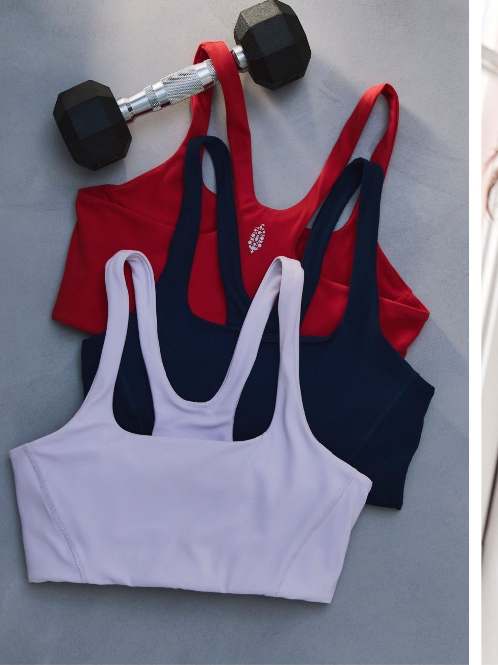 Free People Movement Never Better Square Neck Sports Bra and Bike Short Set Pink